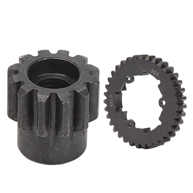 Juego de Engranajes para Automóvil RC Jadeshay Engranajes Rectos Negro Acero 35T