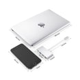 thumbnail image 3 of LENTION Hub USB-C 4 en 1 con Tipo C, USB 3.0, USB 2.0 Compatible 2023-2016 MacBook Pro 13/14/15/16,, 3 of 6