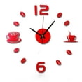 thumbnail image 1 of DIY Acrylic Wall Clock Kit, Self-Adhesive Mute Quartz Clock for Office, Home Interior Decor, Modern Coffee Style Timepiece, 1 of 1