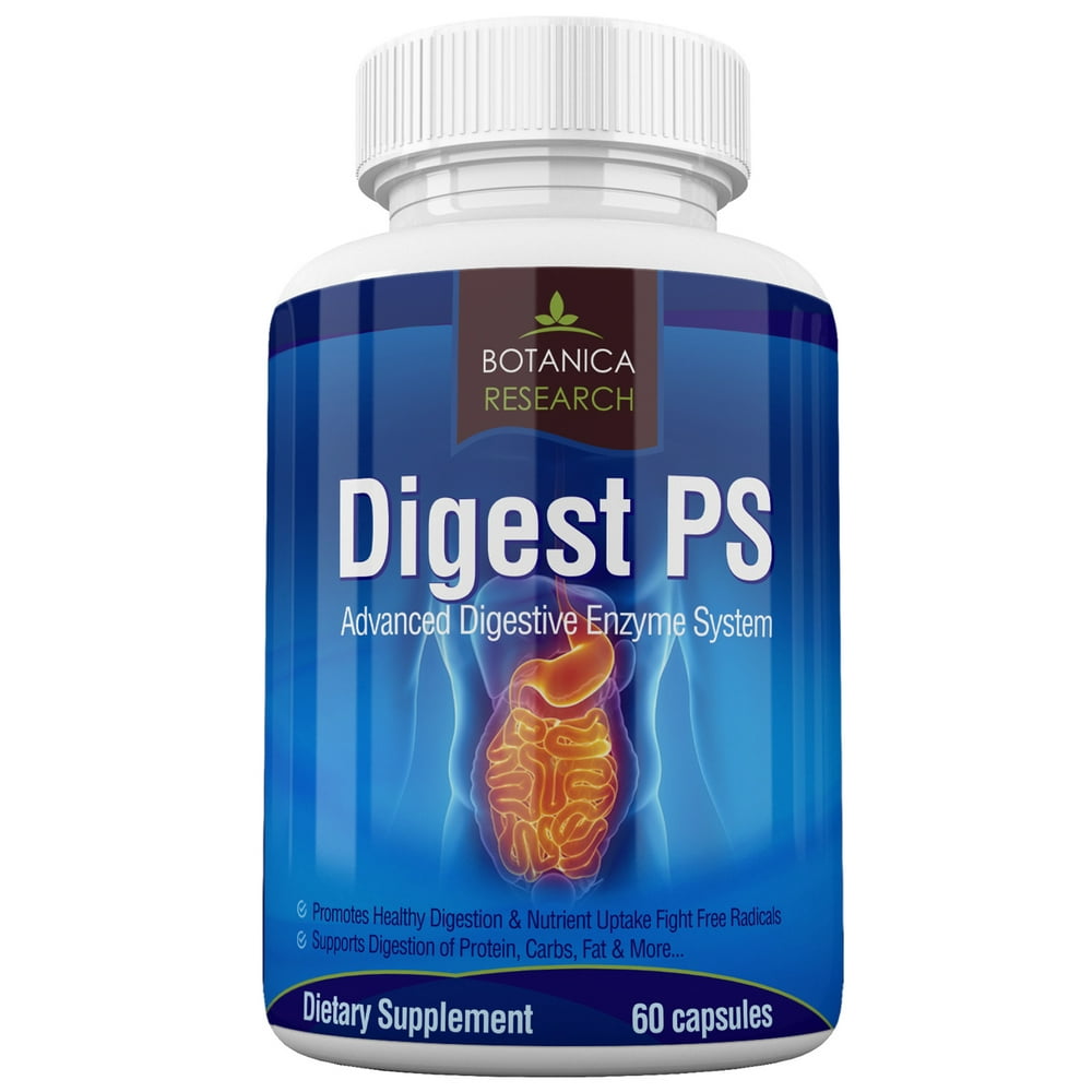 DigestPS Advanced Digestive System Support Supplement Enzymes for