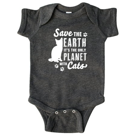 

Inktastic Save the Earth It s the Only Planet with Cats with Pawprints Gift Baby Boy or Baby Girl Bodysuit