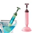 thumbnail image 1 of Toilet Unlocker, Drain Cleaner, Pressure Toilet Plunger, Air Drain Clog Remover, Plumbing Tool for Bathroom, Bathtub, Clogged Pipes Rose, 1 of 5