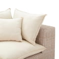 thumbnail image 5 of Tov Furniture Cali Natural Wicker Outdoor Modular Sectional, 5 of 10