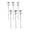 B, variant on HAHUT 4 Pack Bee Watering Station, Handmade Metal Flower Garden Stake with Bee Bath & Bird Water Bowl, Weather-Resistant Bee Cups for Outdoor Garden Yard Patio Decor