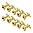 thumbnail image 2 of jifeng 10Pcs Cufflink Cabochons Setting Tray Round Base Cuff Link Fit 12mm DIY Golden, 2 of 9
