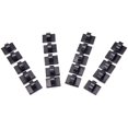 thumbnail image 1 of Cable clamp/Fixing clamp 20pcs Black Self-Adhesive Wire Clip Fixer Holder Cable Holder Rectangle Plastic Mount Clamp Network Office Cable The Workmanship is Durable and Easy to use, 1 of 4