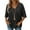 #02 Black 【Mix & Match Your Daily Essentials】, variant on Women's Summer Short Sleeve V Neck Knitted Strip Top Shirts Blouses Casual Loose Fit Solid Color Soft Breathable Tunic Length for Casual Daily Wear Work Office Vacation Fashion Essential Gift for Wom