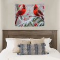 thumbnail image 4 of cardinals branch snow Wall Hanging, 100% Polyester for Living Room Bedroom Dorm Decoration, Tapestry and wall decoration for decorative wall hanging, decorative bedroom, living room decoration, 4 of 6