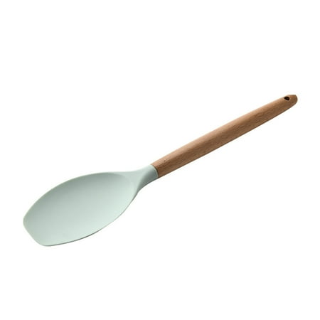 

ABIDE Wooden Handle Spatula Soup Spoon Tuner Spoon Skimmer Brush Egg Beater Non-Stick Pot Kitchenware Cooking Tools