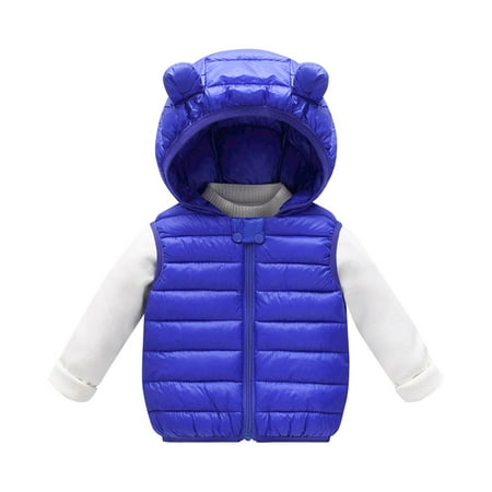 

RPVATI Infant Baby Toddler Color Block Zip Up Long Sleeve Coat Padded Thicken Outerwear Hooded Winter Warm Jacket 6M-3Y