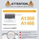 thumbnail image 2 of Compatible con MacBook Air de 13 pulgadas (modelos: A1369 y A1466, versiones anteriores de 2010 a 2017), funda protectora, 2 of 4