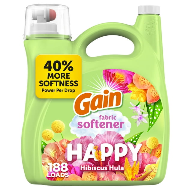 Suavizante de telas Gain Happy 3,76 L (188 cargas)