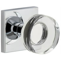 Viaggio Qadclc_Sd Quadrato Solid Brass Non-Turning One-Sided Dummy Door Knob - Chrome