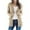 Khaki, variant on Long Cardigans Button Down Cardigans Front Womens Sweaters Pockets Coat Long Knit Open Sleeve Cardigan Patchwork Women's Coat Crochet Cardigan Trendy Cardigan White M