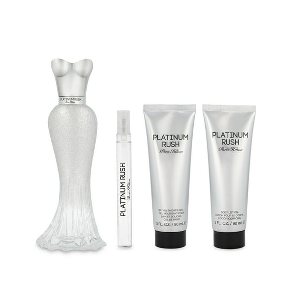 Set Paris Hilton Platinum Rush 4Pzs