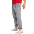 thumbnail image 2 of Hanes Sport Ultimate Men's Fleece Joggers, 32" Light Steel L, 2 of 3