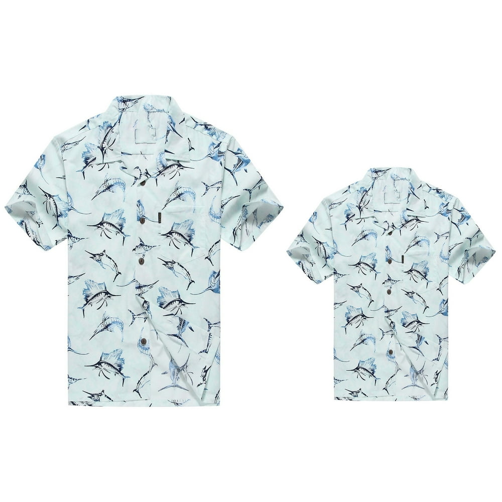 Hawaii Hangover  Matching Father Son Hawaiian Luau Outfit Men Shirt