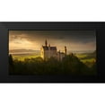 thumbnail image 2 of Kruczynski, Wojciech 24x14 Black Modern Framed Museum Art Print Titled - Neuschwanstein, 2 of 5