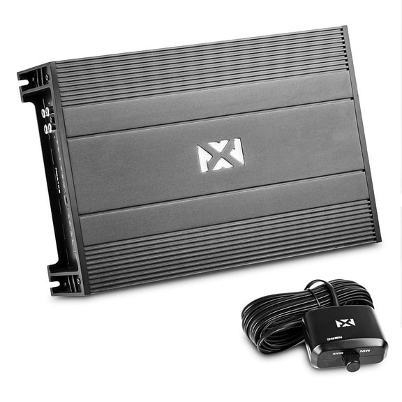 NVX NDA Watt RMS N-Series Class D 1-Ohm Stable Monoblock Amplifier (CEA-2006 Compliant) with Included Bass Remote Knob 750W RMS Monoblock