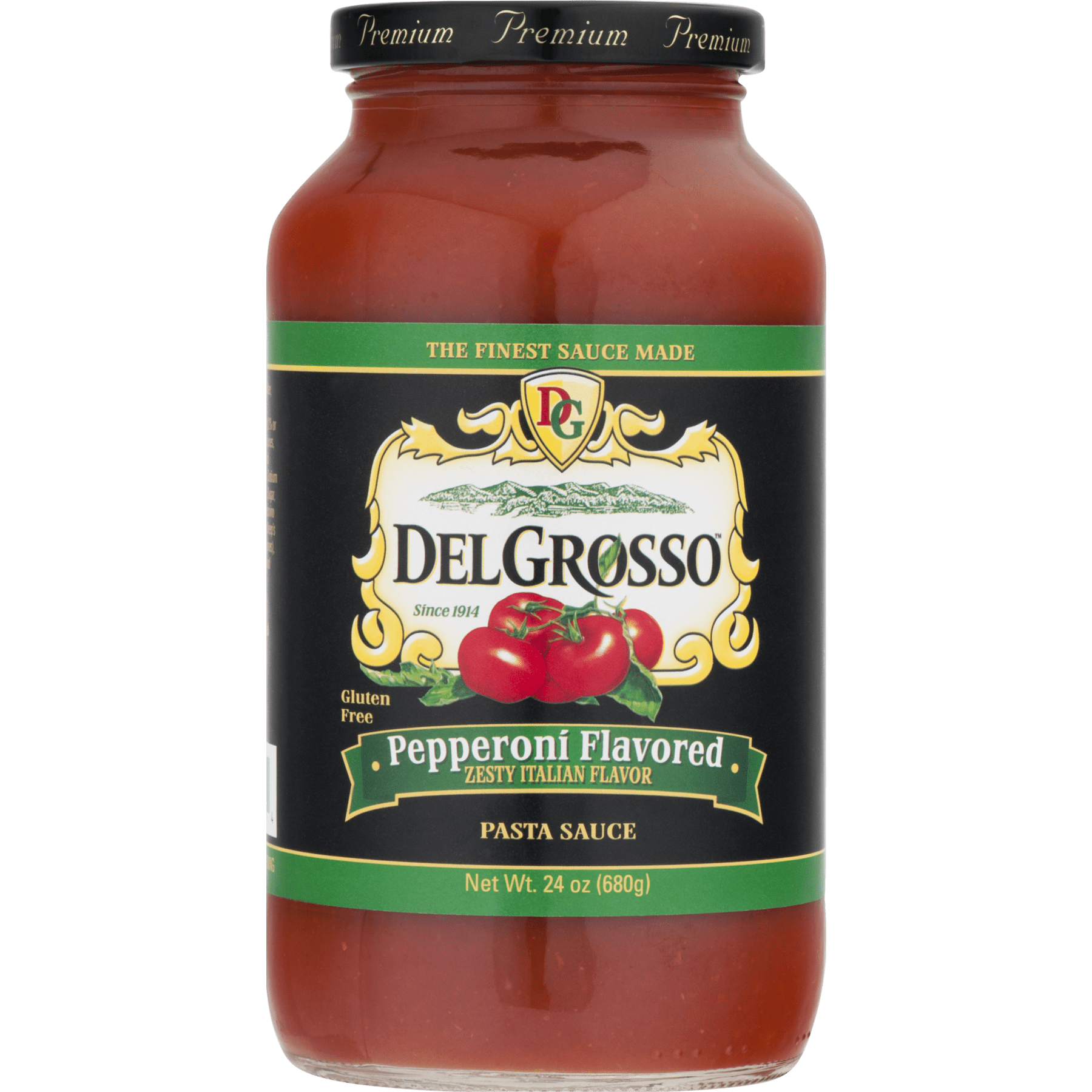(12 pack) DelGrosso Pasta Sauce Pepperoni Flavored