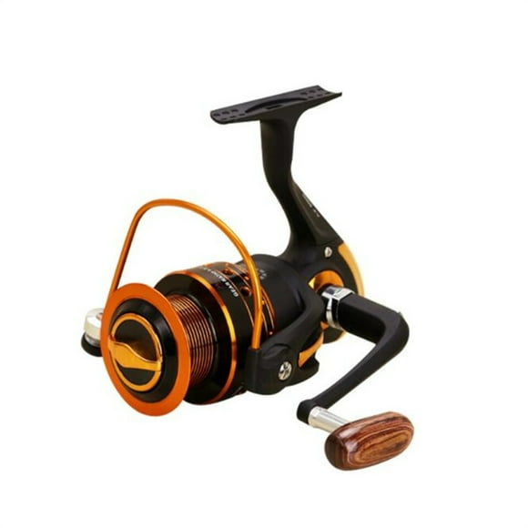 500-9000 Moulinet de Pêche Rotatif Roulette 12BB+1 Roulements à Billes Renforcent le Bras Oscillant en Métal Outil Sans Espace, Cadre Squelet en Aluminium Rigide