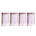 thumbnail image 3 of Bandeja de papel desechable Rectangular de 4 Uds., bandeja de para servir, para , Bar, , aperitivos, pan Violeta BLESIY Bandeja de servicio de papel, 3 of 6