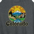 thumbnail image 3 of Instant Message - Groovy Colorado  - Women's Racerback Tank Top, 3 of 6