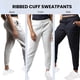 thumbnail image 5 of Paquete de 3 pantalones de chándal Common Stitch para mujer, pantalones de chándal acogedores para mujer, pantalones de yoga de forro polar para mujer (disponibles en Plus), 5 of 7