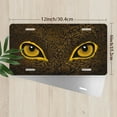 thumbnail image 2 of Animal Eyes Front License Plate, Metal License Plate, Funny Standard Plates Personalized Novelty Decorative For Men/Women/Boys/Girls Car 6×12 Inch, 2 of 6