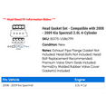 thumbnail image 2 of Head Gasket Set - Compatible with 2008 - 2009 Kia Spectra5 2.0L 4-Cylinder, 2 of 2