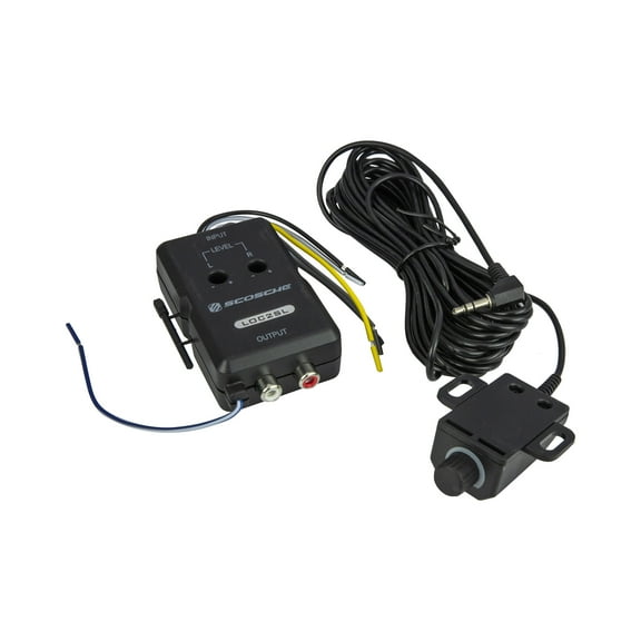 Scosche LOC2SL-WP 2 Channel RCA Audio Line Output Converter w/  Remote Control Knob