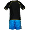 thumbnail image 4 of Pokemon Pikachu Big Boys Rash Guard and Swim Trunks Outfit Set Little Kid to Big Kid, 4 of 5