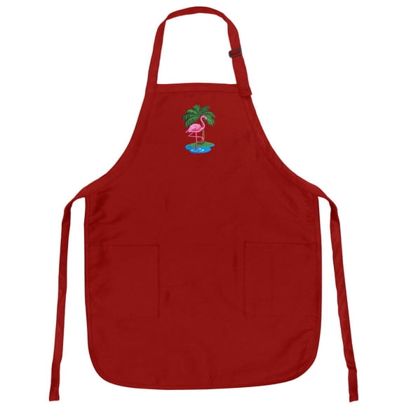 Pink Flamingo Apron Grilling Or Kitchen Pink Flamingo Design Aprons Famous Broad Bay Quality