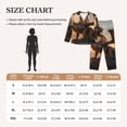 thumbnail image 4 of Vsdgher Sky Sunset Bronze Dragon Pajamas Set Long Sleeve Sleepwear Womens Button Down Nightwear Pj Sets-Small, 4 of 7