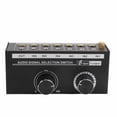 thumbnail image 2 of Audio Signal Switcher, 20-20kHz Response Stable Transmission 6 in 1 Out Audio Selector No Distortion  for DVD CD Player Turntable, 2 of 7