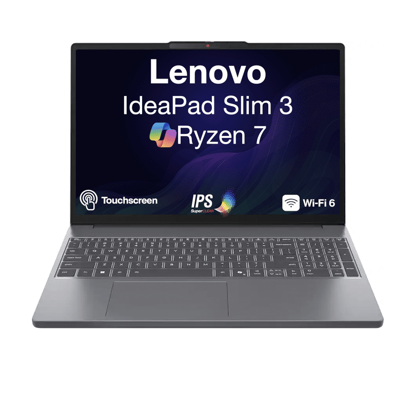 Lenovo IdeaPad Slim3 Ryzen 7 170 32GB DDR5 1TB SSD 15.3in Touch
