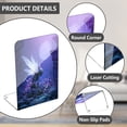 thumbnail image 3 of 2Pack Acrylic Bookends Clear L-Shaped Book Holders with Non-Slip Pads Sturdy Durable Book Stoppers for Shelves, Office, School, Library, Home Desk Decor Winged Skullman, 3 of 6