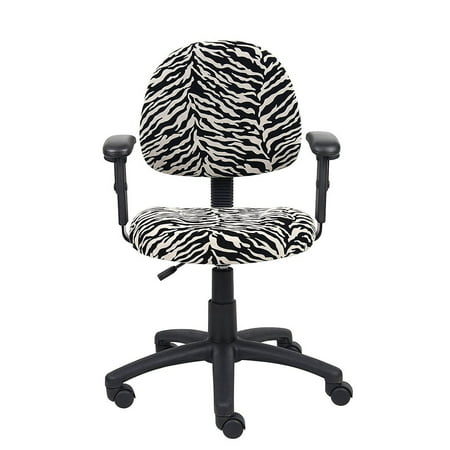 Perfect Posture Delux Microfiber Task Chair with Adjustable Arms in (Best Office Chair For Correct Posture)