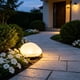 thumbnail image 4 of Outdoor Rainproof Lasting Solar Simulated Pebbles Ground Lights Ideal Bright Decor For Courtyards Pathways Garden Lawns Driveways, 4 of 6