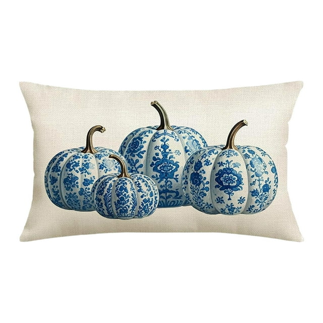 Thanksgiving Pillow Covers 19.7X11.8 Patterns Sofa Bedroom Decorative