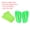 Green, variant on Uxcell Size S Soccer Shin Guards Set, PVC Portable Shin Pad with Cotton Football Calf Sleeve, Green