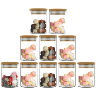 12 Pcs 6 Oz Beveled Glass Jars With Plastisol Lined Lid in Your Color  Choice: Gold Silver Black Storage and Organization 