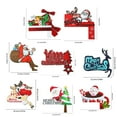 Fengga Clearance! Christmas Decoration 2Pcs Christmas Door Corner Sign