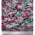 thumbnail image 1 of Soimoi Cotton Duck Fabric Two Tone With Grey Camouflage Print Sewing Fabric Yard 56 Inch Wide, 1 of 3