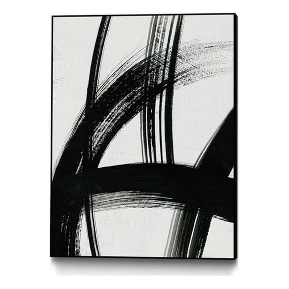 Giant Art Canvas  30x40 Spontaneous II Framed in Multi-Color