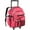 Hot Pink, variant on Deluxe Unisex Wheeled Large Compression Straps Backpack, Dark Purple