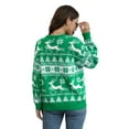 thumbnail image 6 of Uvplove Women's Christmas Ugly Sweater Knit Casual Pullovers Christmas Sweaters For Women,US Size Medium in Christmas Tree Green, 6 of 7