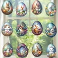 thumbnail image 1 of CaiYueKe 12 Pcs Easter Bunny Egg Hanging Ornaments Acrylic Holiday Decorations Wall Hanging Home Decor Spring Party Supplies Gift for Easter Basket Stuffers, 1 of 6