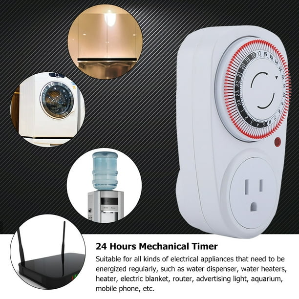 Indoor Socket Switch Timer,2 Types 24 Hours Hours Mechanical Timer