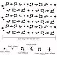 thumbnail image 4 of 46Ft Black Music Notes Star Paper Hanging Garland Banner Backdrops for Musical Birthday 50s 80s Birthday Wedding Engagement Baby Bridal Shower Disco Party Supplies Bar Wall Ceiling Decprations, 4 of 5